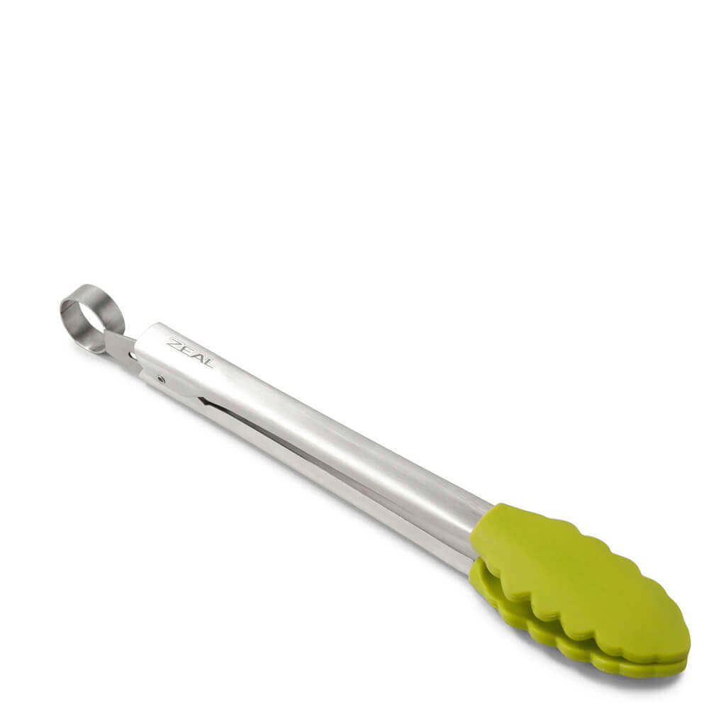 Zeal Lime Silicone Cook’s Tongs